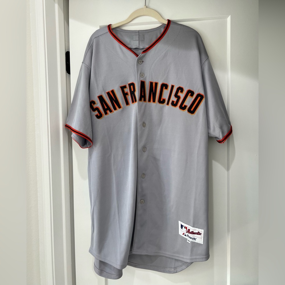 Majestic Gray San Francisco Jersey